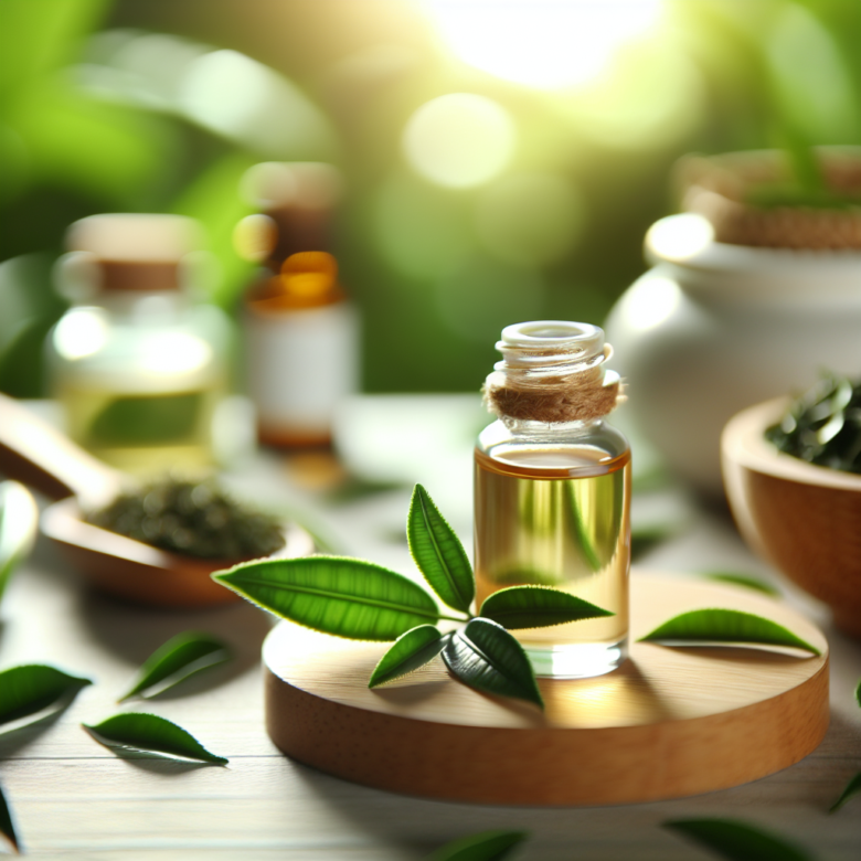 Óleo Essencial de Tea Tree Como Antisséptico Natural para Peles Acneicas