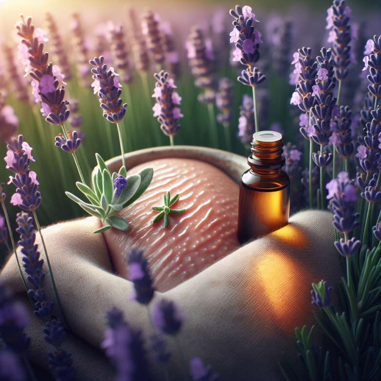 Tratamento Natural com Óleo de Lavanda para Peles Irritadas