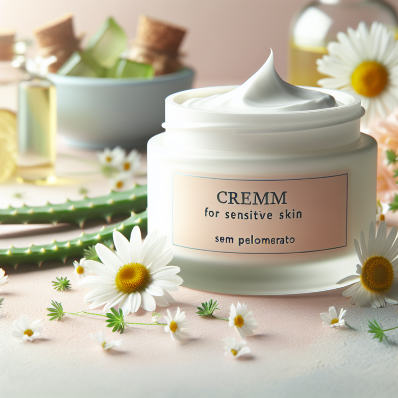 Creme Facial Sem Petrolato para Peles Sensíveis com Ação Anti-inflamatória